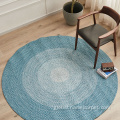 Braided Round Rug polypropylene pp braided round patio outdoor floor rug Factory